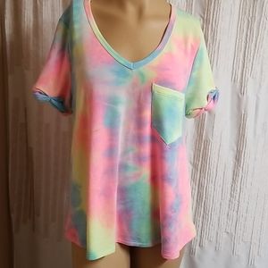 Entro Tie Die Tee! NWOT!